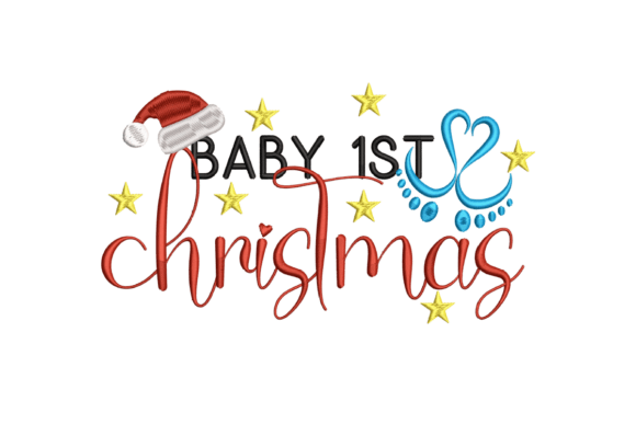 Baby 1st Christmas: A Designer’s Real-World Embroidery Review