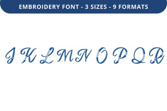 Bethilda Font Uppercase J to R