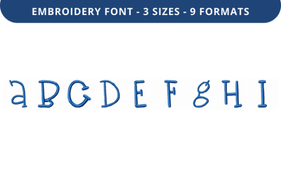 Boo Bear Font Uppercase A to I