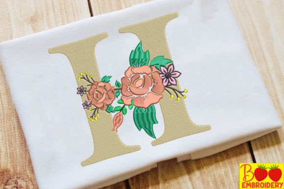 Letter H and Flower: A Thoughtful Monogram for Meaningful Gifts