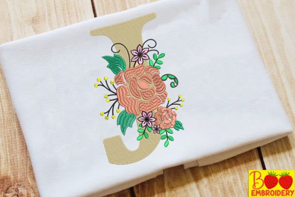 Letter J and Flower: A Thoughtful Monogram for Real Projects