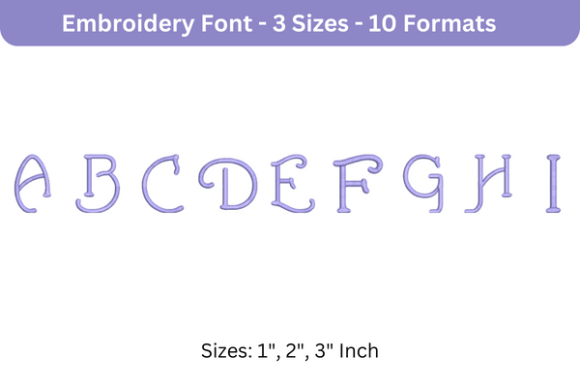 Santa Sleigh Font Uppercase A to I