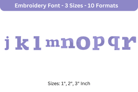 Zantroke Font Lowercase J to R